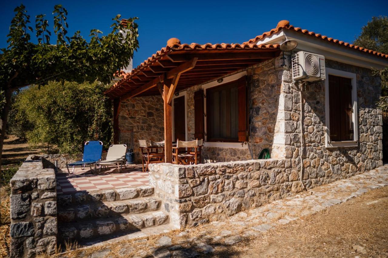 Traditional Architecture Seafront Stone House In 25000Sqm Olive Grove - C Villa Alyfanta Dış mekan fotoğraf